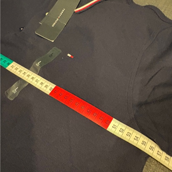 Tommy Hilfiger Dark Blue wicking Polo - Picture 6 of 6